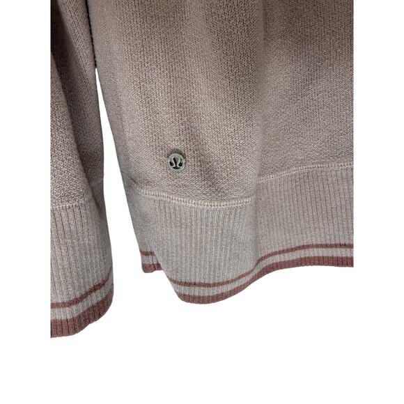 Lululemon Soothe Away Hoodie Sweatshirt Knit Pullover Pink Basic Casual - Picture 8 of 12
